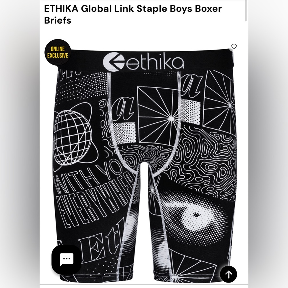 NWT BOYS Ethika Staple “GLOBAL LINK” (BLST2523)